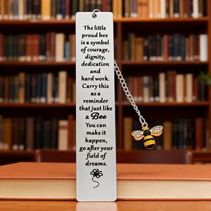 ที่คั่นหนังสือโลหะสแตนเลสออกแบบเองได้ ขายดี เป็นของขวัญที่สนุกสนานและมีเอกลักษณ์ เหมาะสำหรับโรงเรียนและคนรักหนังสือ - Product Image 5