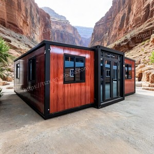 Modular gấp nhà 20ft 40ft prefab di động sống nhà 2 3 4 phòng ngủ sang trọng đúc sẵn mở rộng <span class=keywords><strong>container</strong></span> nhà - Product Image 1