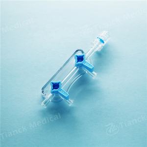 Suministros médicos Tianck Intervención vascular de 3 puertos Mano derecha <span class=keywords><strong>Dos</strong></span> 2 Tres 3 puertos Colector - Product Image 5