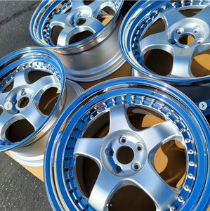 Cerchi RCSR da 18-20 Pollici in Lega di Alluminio Forgiato Argento Cromato 5x114.3 5x120 3 Pezzi Nuovi Aftermarket per Vetture - Product Image 3