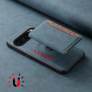 Funda Magnética con Carga Inalámbrica para Teléfono, de Cuero PU, con 3 Ranuras para Tarjetas, Soporte y Cubierta Protectora para Google Pixel <span class=keywords><strong>9</strong></span> 8 7 6 Series <span class=keywords><strong>Pro</strong></span> - Product Image 2