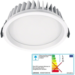LEDVANCE 25W Faretto Faretto LED Ip20 cornicione Bianca 6500K cromato incasso stile per soggiorno caldo bianco 4000K 220V - Product Image 1