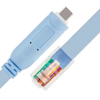 2025 plus récent câble de données USB Type C RJ45 de 3e génération 1.8M de longueur compatible Cisco vitesse 500kbps pour tablettes/téléphones/ordinateurs portables tresse en PVC