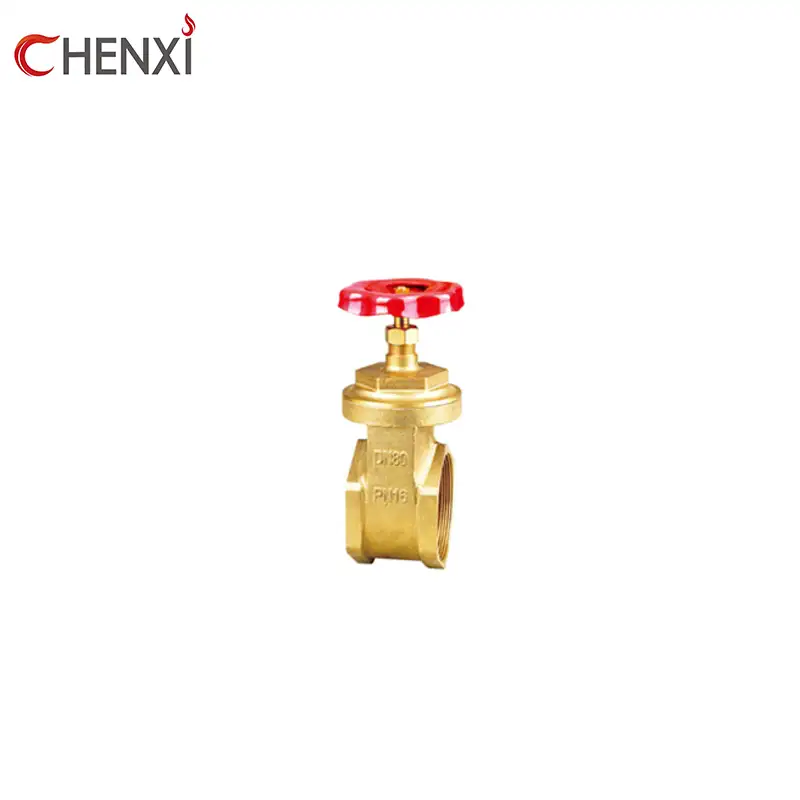 CE Buy Brass Non Rising Threaded Compression Gate Valves 3/4
