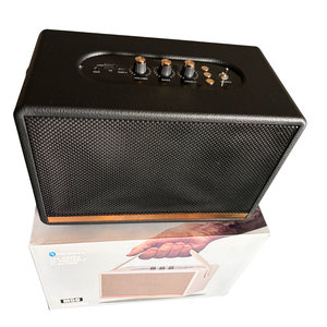 Altavoz Bluetooth, Altavoz Portátil Retro con USB, TF, AUX, <span class=keywords><strong>Radio</strong></span> FM, Caja de Sonido Recargable para Escritorio - Product Image 2