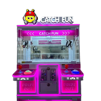 Machine à griffes mini en métal personnalisée pour 4 joueurs avec écran LED - Arcade compacte à monnayeur pour centres commerciaux