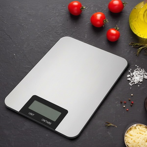 Balance alimentaire numérique intelligente en métal, outil de mesure de précision pour la cuisine, gadgets électroniques pour usage domestique - Product Image 1