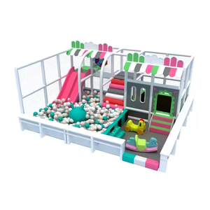 Venta caliente Parque infantil Crochet Kids Indoor Playground Equipment Rainbow <span class=keywords><strong>Net</strong></span> con Soft Playground Ball Pit - Product Image 4