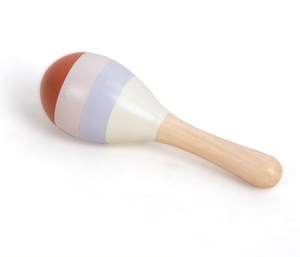 Ensemble d'instruments de percussion en bois massif écologique 8 pièces, Xylophone, hochets pour bébé, instrument Orff, cadeau, jouet cognitif pour bébé - Product Image 4