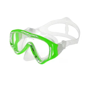 Children Single Lens Snorkeling Mask Swimming Pool Toys and Wide Angle Kids Diving Goggles for Underwater Sport