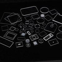 Transparent Quartz Glass Plate Optical Window Lens with No Coating for Experimental Instruments Customizable