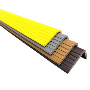 Fabricantes Suministran Protector de Bordes de Escalera Antideslizante de PVC en Forma de L, Tira Protectora de Esquinas, Tamaño Personalizable, Colorido, Perfil en Ángulo Recto - Product Image 6