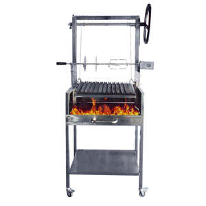 Parrilla <span class=keywords><strong>Argentina</strong></span> <span class=keywords><strong>de</strong></span> Alta Temperatura con Altura Ajustable para Acampar y Asar al Aire Libre - Product Image 1