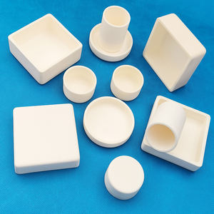 99% Alumine Céramique Bateau Creuset Rectangle Corindon pour Four de Frittage en 15ml 25ml 50ml 100ml Tailles - Product Image 6