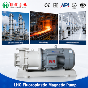 ปั๊มส่งสารเคมีแบบแม่เหล็ก OEM สแตนเลสสตีล ทนกรดด่าง สำหรับ HNO3 <span class=keywords><strong>H2SO4</strong></span> <span class=keywords><strong>NaOH</strong></span> - Product Image 3
