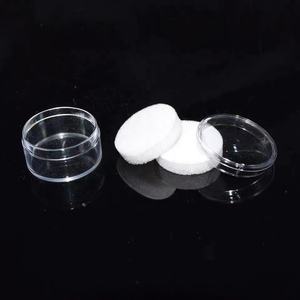 Scatole di pietre preziose di plastica rotonde piccole circolari di vendita calda scatola di immagazzinaggio dei gioielli della cassa dei gioielli dell'esposizione del diamante - Product Image 2