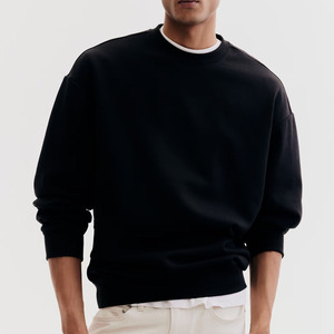 Sweat-shirt d'hiver personnalisé pour homme, écologique, respirant, tricoté, mélange polyester/coton 280g, couleur unie, impression numérique - Product Image 3