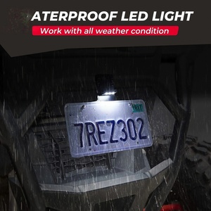 Soporte <span class=keywords><strong>de</strong></span> Matrícula con Luz, Soporte Universal para Matrícula con Luz para UTV, RV, Camión, Barco, Motocicleta, etc. - Product Image 6