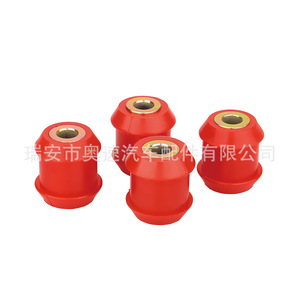 ชุดบูชโพลียูรีเทนสำหรับฮอนด้า ซีวิค EG EF 88-95 ยางรองแท่นเครื่องสีแดง - Product Image 1
