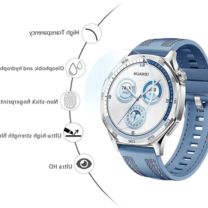 Protector de pantalla para <span class=keywords><strong>HUAWEI</strong></span> <span class=keywords><strong>Watch</strong></span> GT 5 Pro 46MM Reloj inteligente de vidrio templado 9H Sin burbujas <span class=keywords><strong>F</strong></span>ácil instalación - Product Image 2