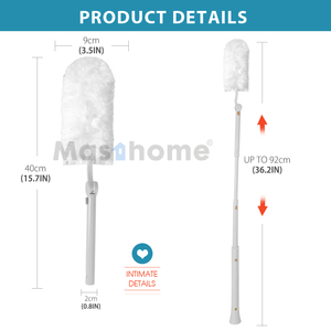 Masthome Hộ Gia Đình Làm Sạch Có Thể Thu Vào Đầu Có Thể Thay Đổi Ma Thuật Microfiber Duster - Product Image 6
