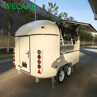 Wecare Concession Foodtruck Snack Carts Food Trailer Ice Cream Food Truck Entièrement équipé avec une cuisine complète