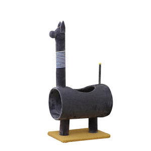 Hoge Kwaliteit Nieuwe Sisal Interactieve Huisdier Scratcher Huis Toren Condo Kat Bomen Hout Huisdier Kat Krabben Speelgoed Lente Voor Kat stok - Product Image 4