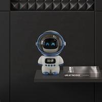 Kreativer Spaceman Intelligenter Lautsprecher-Radiowecker mit TF-Karte & UKW-KI-Smart-Intercom-Musiklampe für den Heimgebrauch