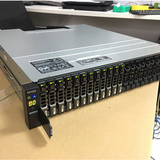 High Quality Dells PowerVault ME4024 ME4084 ME5012 ME4012 ME5024 MD1200 Disk Array ME4024 FC SAS ISCSI SAN FC Storage
