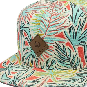 Custom Baseball Hat Digital Printing Full Printed Embroidery Logo Sublimation Snapback Hat