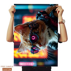 Autocollants muraux personnalisés imprimés avec du film auto-adhésif PP résistant aux UV, affiche publicitaire extérieure - Product Image 3