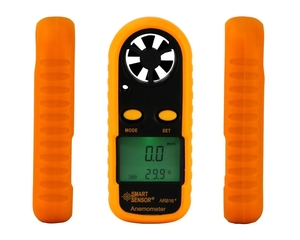 GM-816 เครื่องวัดความเร็วลมดิจิตอลแบบพกพาขนาดพกพาที่มีความแม่นยำสูงพร้อมการวัดความเร็วลม 0~30 เมตร/วินาที อุณหภูมิและความชื้น - Product Image 5