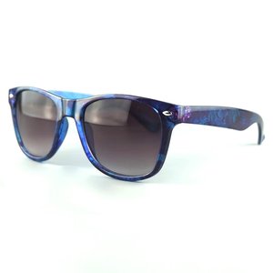 Top Seller Lunettes <span class=keywords><strong>de</strong></span> soleil <span class=keywords><strong>de</strong></span> luxe pour hommes et femmes Cadre bleu classique en <span class=keywords><strong>plastique</strong></span> PC avec verres acryliques Lunettes en promotion - Product Image 2