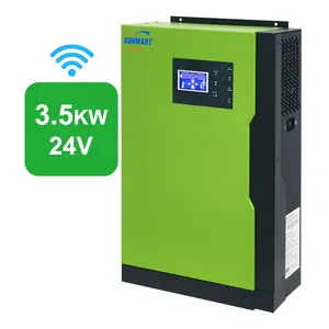 3.5 kw 24V 3.5 kva 3.5kva hybrid solar inverter power with PV 500VDC 100A MPPT