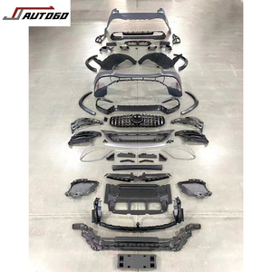 Auto Facelift reparación Kit de cuerpo para Mercedes-Benz <span class=keywords><strong>GLS</strong></span> X167 2020-2022 Actualización de GLS63 AMG estilo frente parachoques trasero Asamblea rejilla - Product Image 3