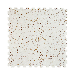 Alfombra de juego de rompecabezas de espuma ABST, alfombrilla de juego de espuma suave EVA entrelazada con bordes, alfombrilla de juego de espuma de 6 azulejos para niños pequeños y niños - Product Image 1