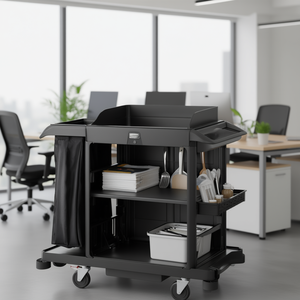 Carrello Multiuso Medio Nero 2202585, Carrello Portaoggetti in Stile Moderno per Cucina o Ufficio - Product Image 3