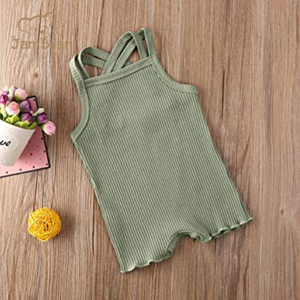 Tutine da bambino in cotone organico tute canottiere per bambini tute da neonato tute da neonato - Product Image 3