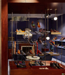 Stile classico europeo borsa scarpe da uomo vetrina per negozio di Interior Design e negozio di esposizione di mobili - Product Image 4