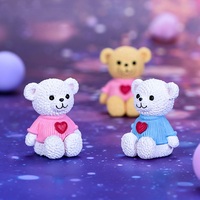 Modèle miniature 3D d'ours Décoration de table pour la maison Accessoires de voiture Figurines Décoration de gâteau