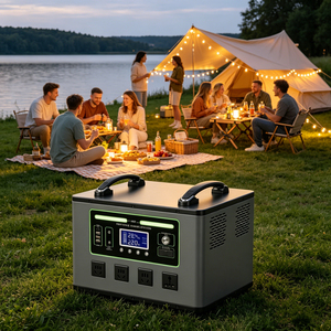 Centrale Électrique Portable 2000W 4000W 2200Wh/2560Wh LiFePO4 Compatible Solaire et Automobile Onde Sinusoïdale Pure pour Usage Domestique, Pannes de Courant, Camping - Product Image 4