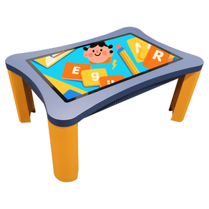 ปลอดภัยสำหรับเด็ก 360 °   โต๊ะปรับระดับความสูงแบบหมุนได้ด้วยมือ พร้อมจอแสดงผล 4K สำหรับโรงเรียนอนุบาล ห้องสมุด และการเรียนรู้ <span class=keywords><strong>STEAM</strong></span> - Product Image 2