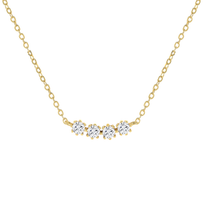 Collar con Colgante de Piedra Lunar WHITE TIDE de QLEESI, Joyería Creativa Chapada en Oro de 18K y Plata de Ley S925 - Product Image 5
