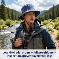 Chapeau Bob en Coton Délavé Personnalisé avec Logo OEM/ODM et Cordon – Usine, Extérieur, Pêche, Soleil – Faible MOQ, Échantillon Rapide
