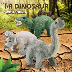 Peluche di Triceratopo con Telecomando, Giocattolo Dinosauro Interattivo per Bambini - Product Image 2