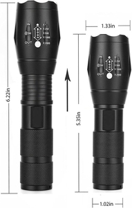 ไฟฉาย LED Q5 แบบชาร์จไฟได้ 1000 ลูเมนส์ พร้อมโฟกัสปรับได้ กันน้ำ ชาร์จผ่าน USB ใช้สำหรับตั้งแคมป์ ใช้เป็นพาวเวอร์แบงค์ได้ - Product Image 4