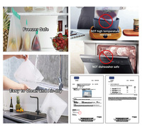 Personnalisé 2X4.5X5.5 Pouces Petit Plastique Réutilisable Peva 7 Coloré Médicament Pilule Ziplock Sacs Emballage