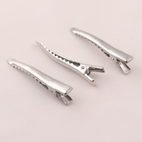 Pince à cheveux en métal de 45 mm à prix abordable pour la décoration de bijoux capillaires et accessoires