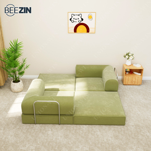 Sofá Seccional Modular Convertible Union Win, Diseño <span class=keywords><strong>Nórdico</strong></span> Moderno, Sofá Cama <span class=keywords><strong>Relleno</strong></span> de Esponja para Sala de Estar - Product Image 6