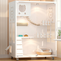 Animaux de compagnie Condo Maison Meubles Chat Jouer Villa Cube Bois Maison En Bois Durable Grand Luxe Nouveau Design Technologie Bon Prix Mignon